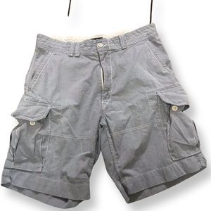 POLO  RALPH LAUREN SEERSUCKER CARGO SHORTS 35